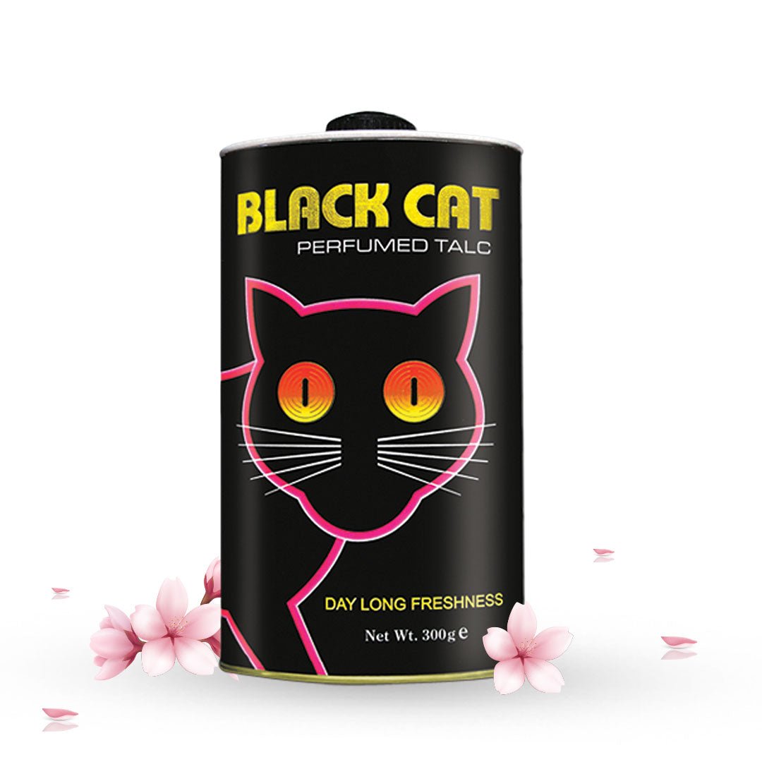 Best Black Cat Classic (300g) Talcum Powder Online In Pakistan - Oringial Black Cat Products