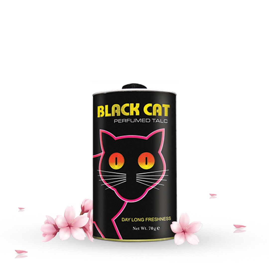 Black Cat Classic (70g) Talcum Powder - Black Cat